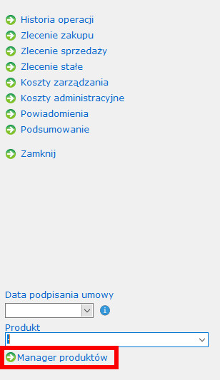 Manager produktów